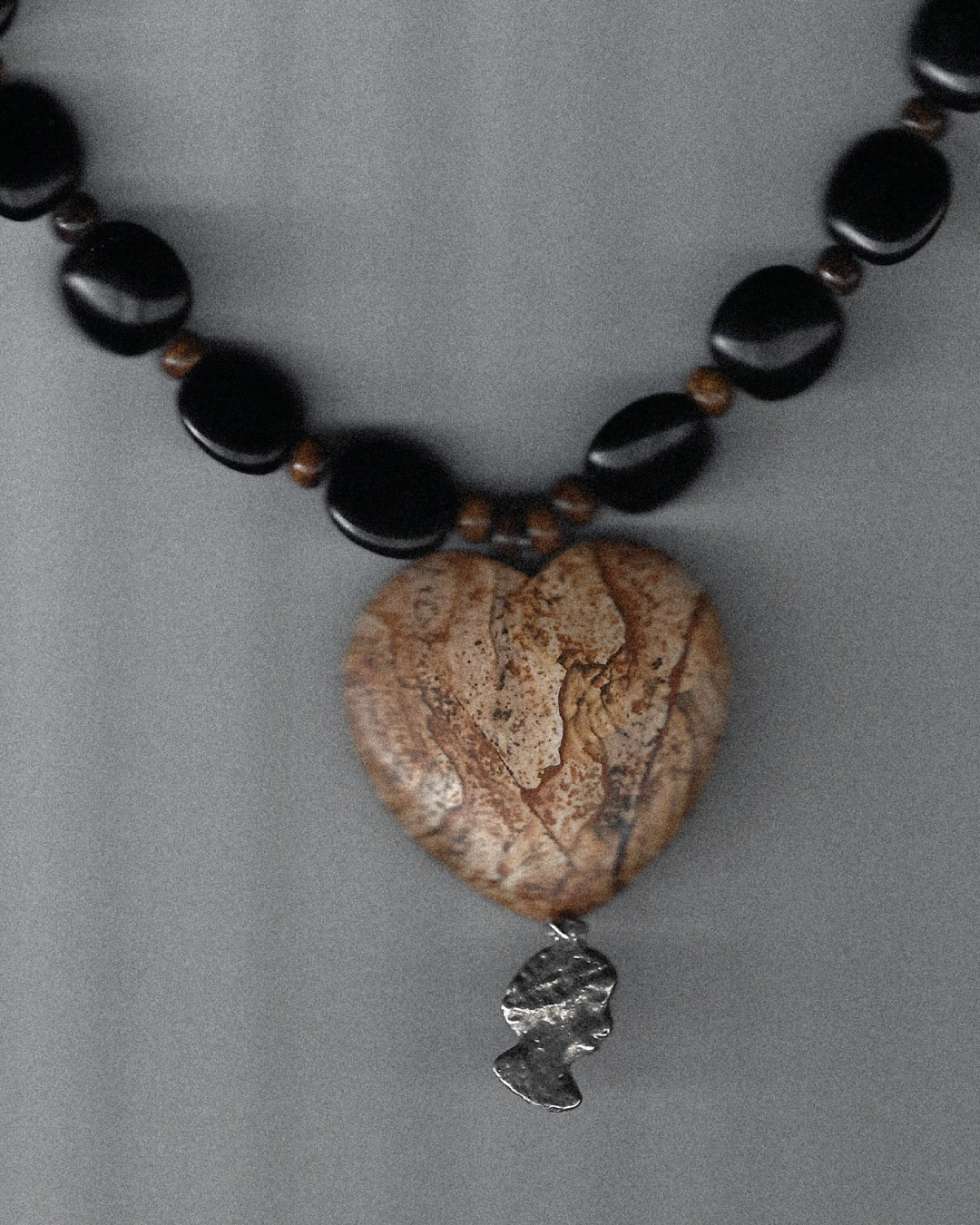 Stone Heart Necklace