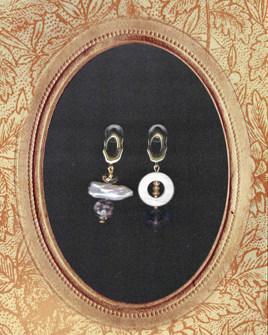 Smokey Aubergine Earrings