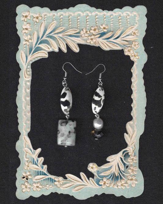 Snow Leopard Earrings