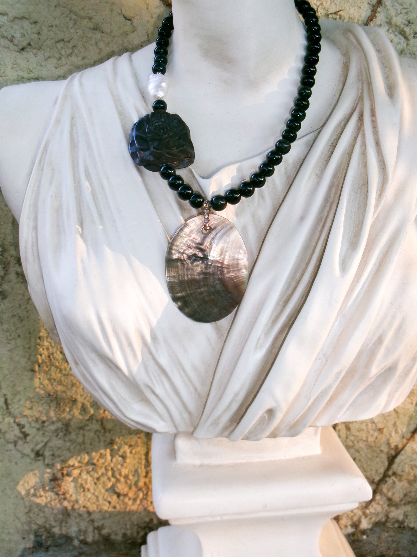 Nocturnal Rose Necklace