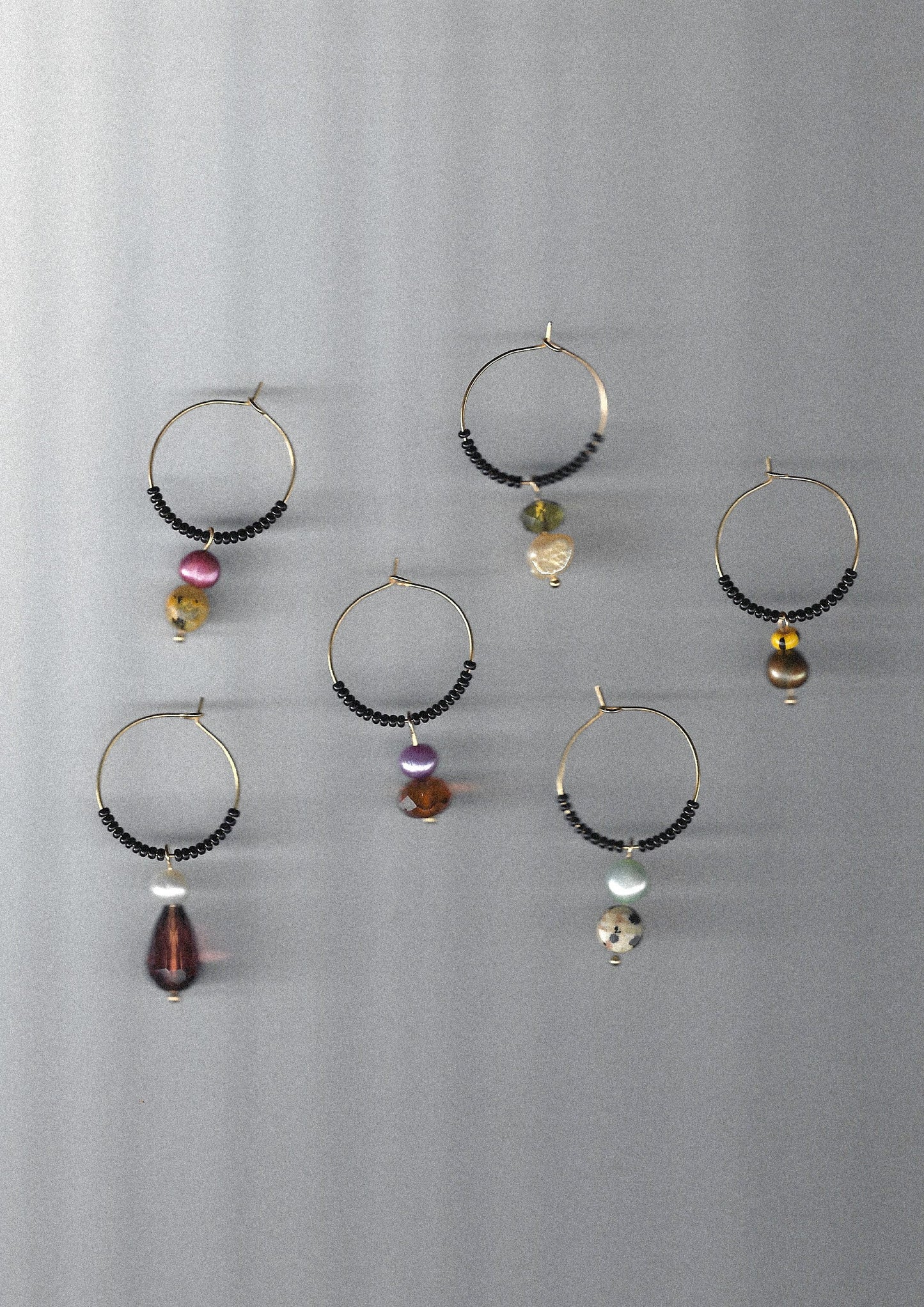 Gold Wine Charms