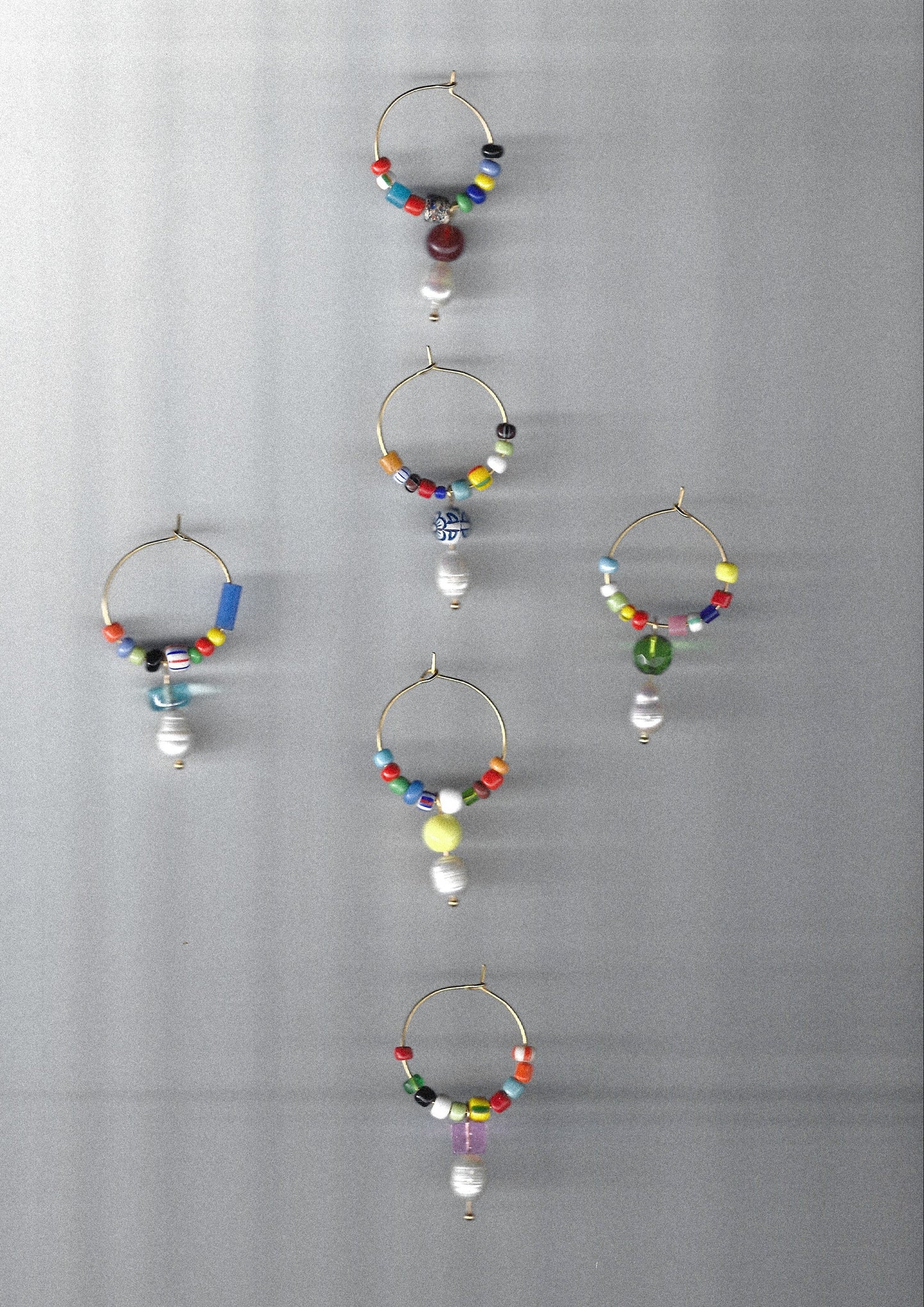 Gold Wine Charms