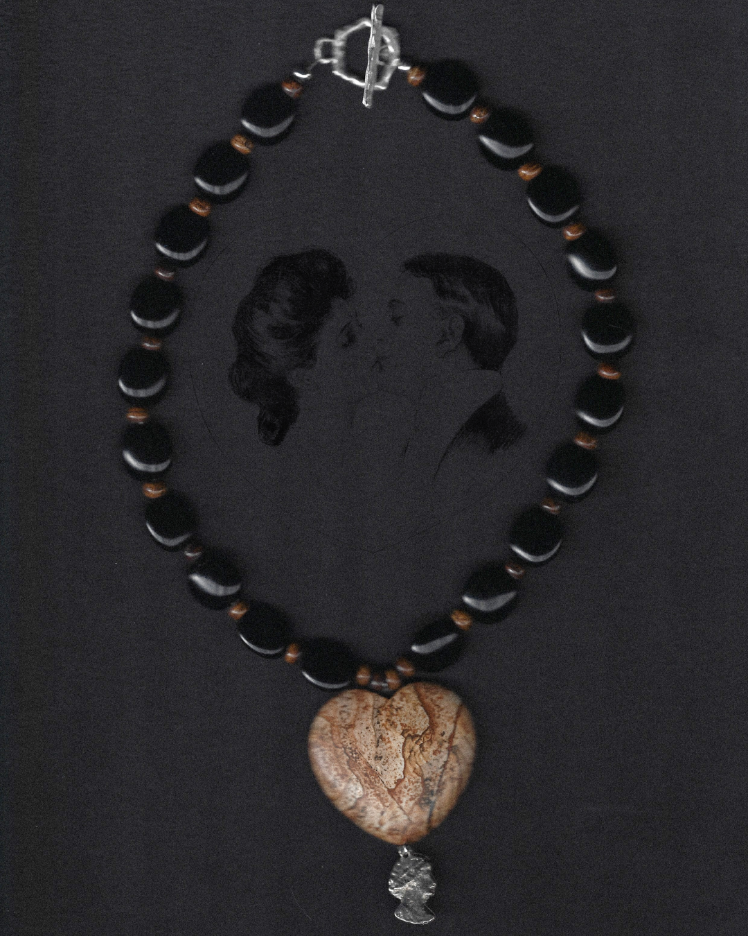 Stone Heart Necklace