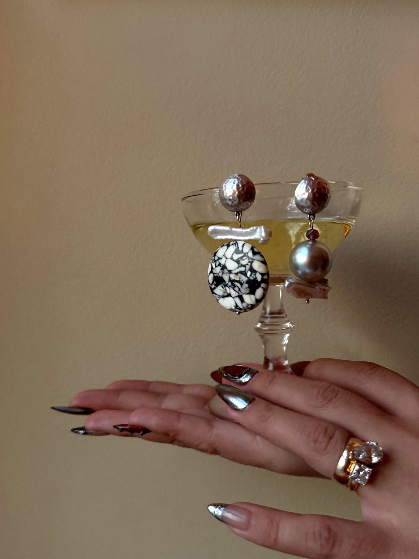 Winter Pool Earrings