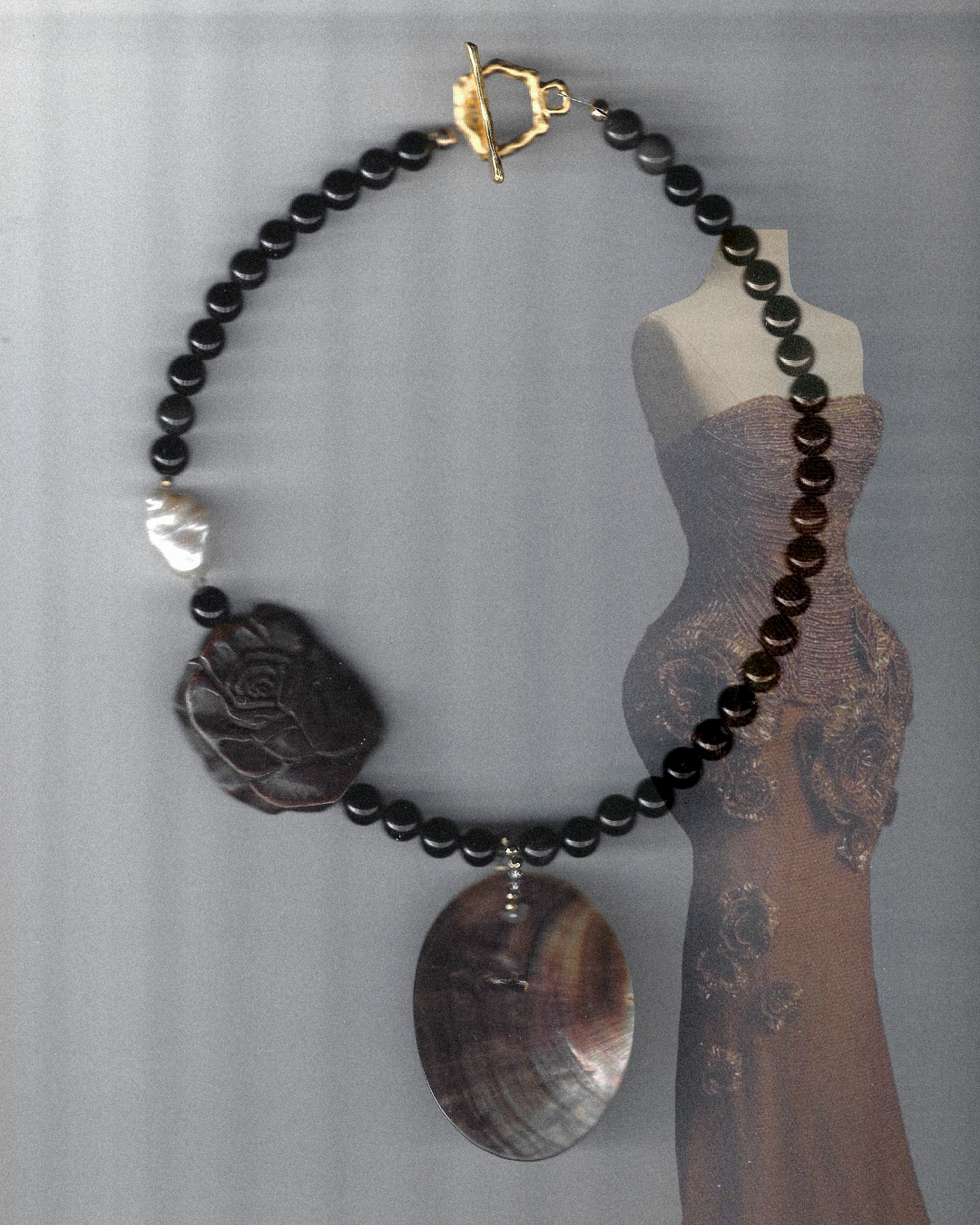 Nocturnal Rose Necklace